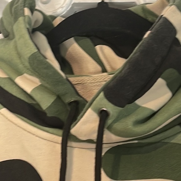 RUSSELL PARK CAMOUFLAGE SWEATSHIRT BLACK/GREEN/TAN SIZE EXTRA LARGE - Picture 7 of 11